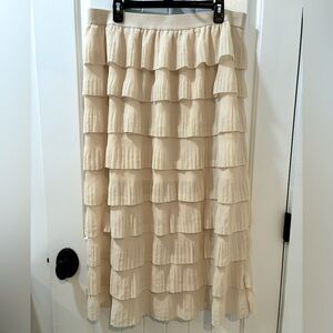 And Now This - Tiered Ruffle Skirt